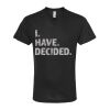 Unisex Poly-Rich V-Neck T-Shirt Thumbnail